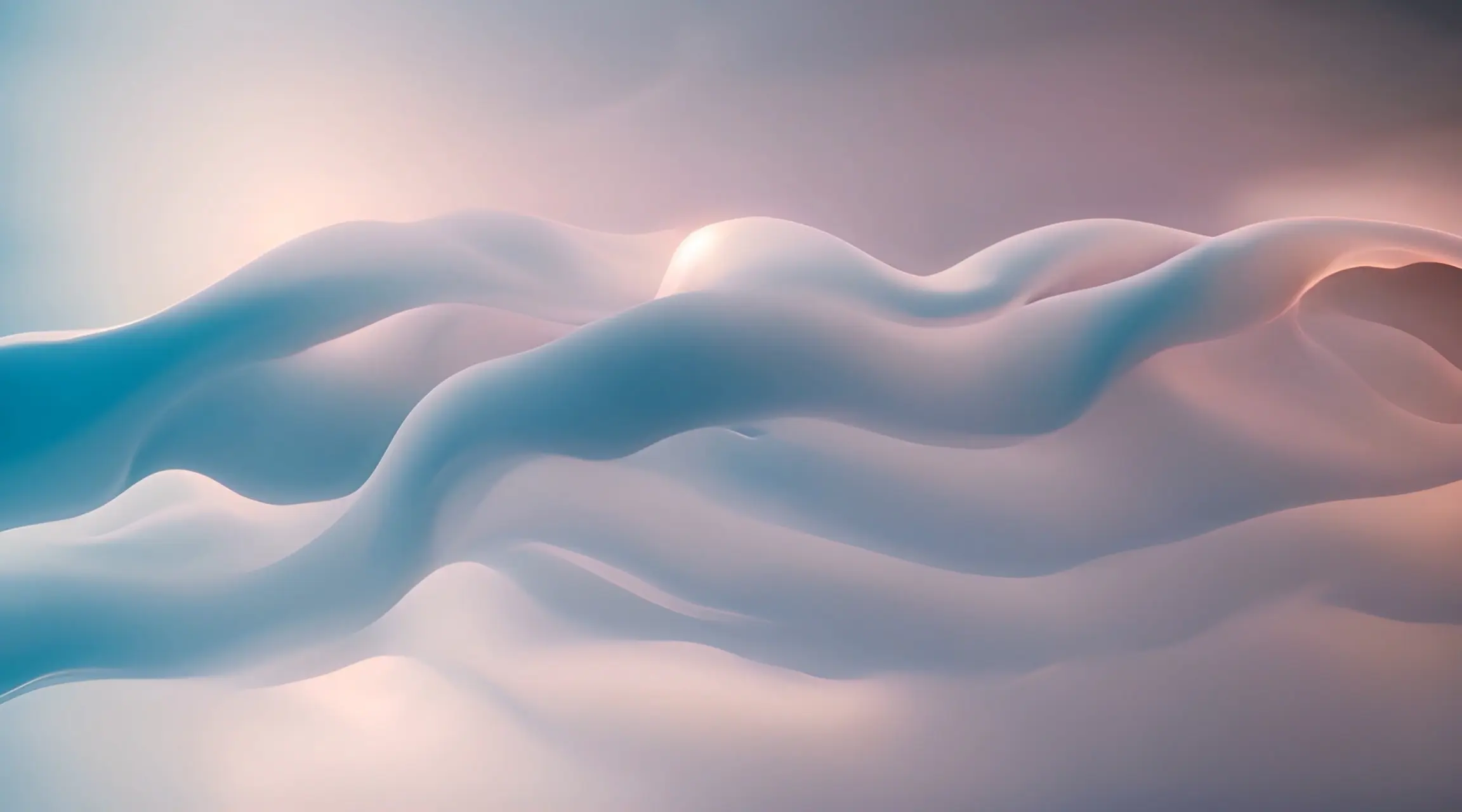 Soft Hues Abstract Flowing Digital Backdrop Video